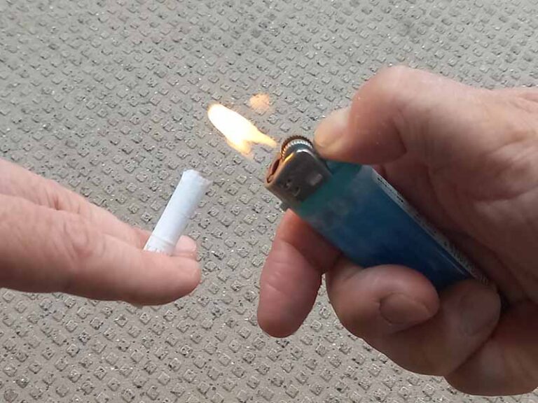 テリアに火を付ける