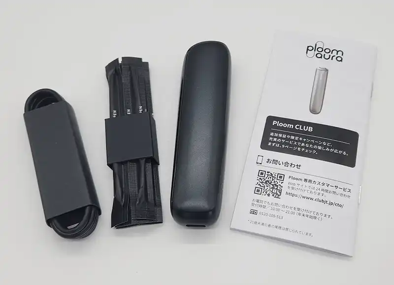 プルームオーラ同梱物