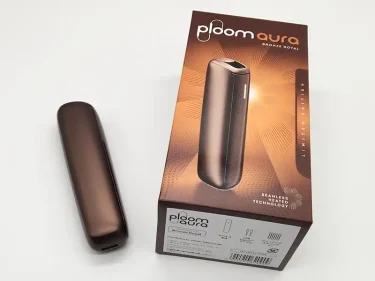 プルームオーラブロンズロイヤル箱と側面