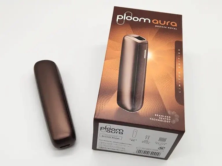 プルームオーラブロンズロイヤル箱と側面